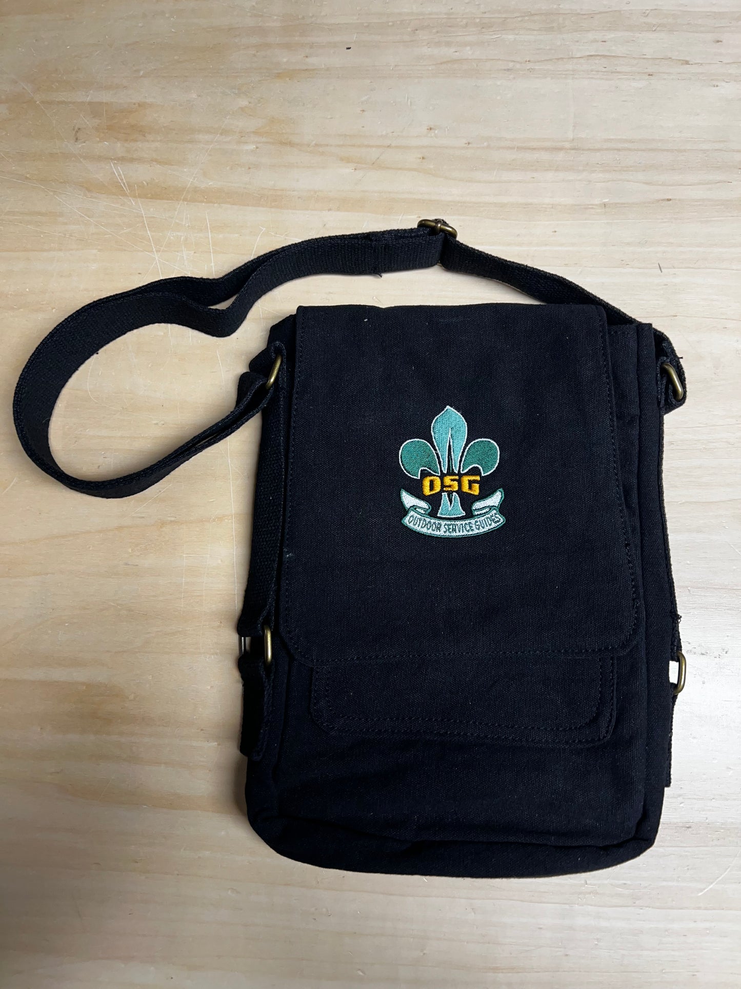 Military Tech Bag, Vintage Canvas