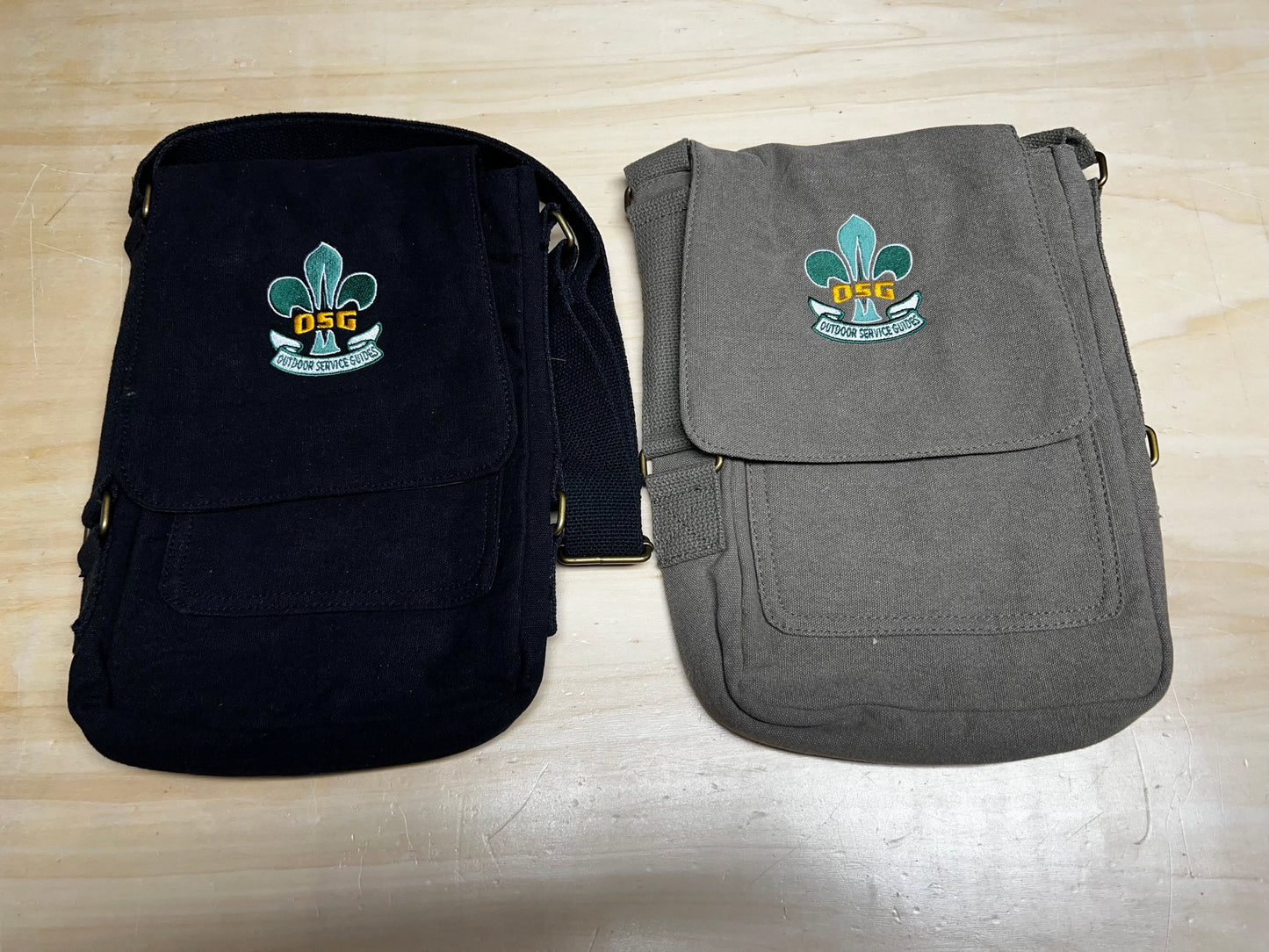 Military Tech Bag, Vintage Canvas