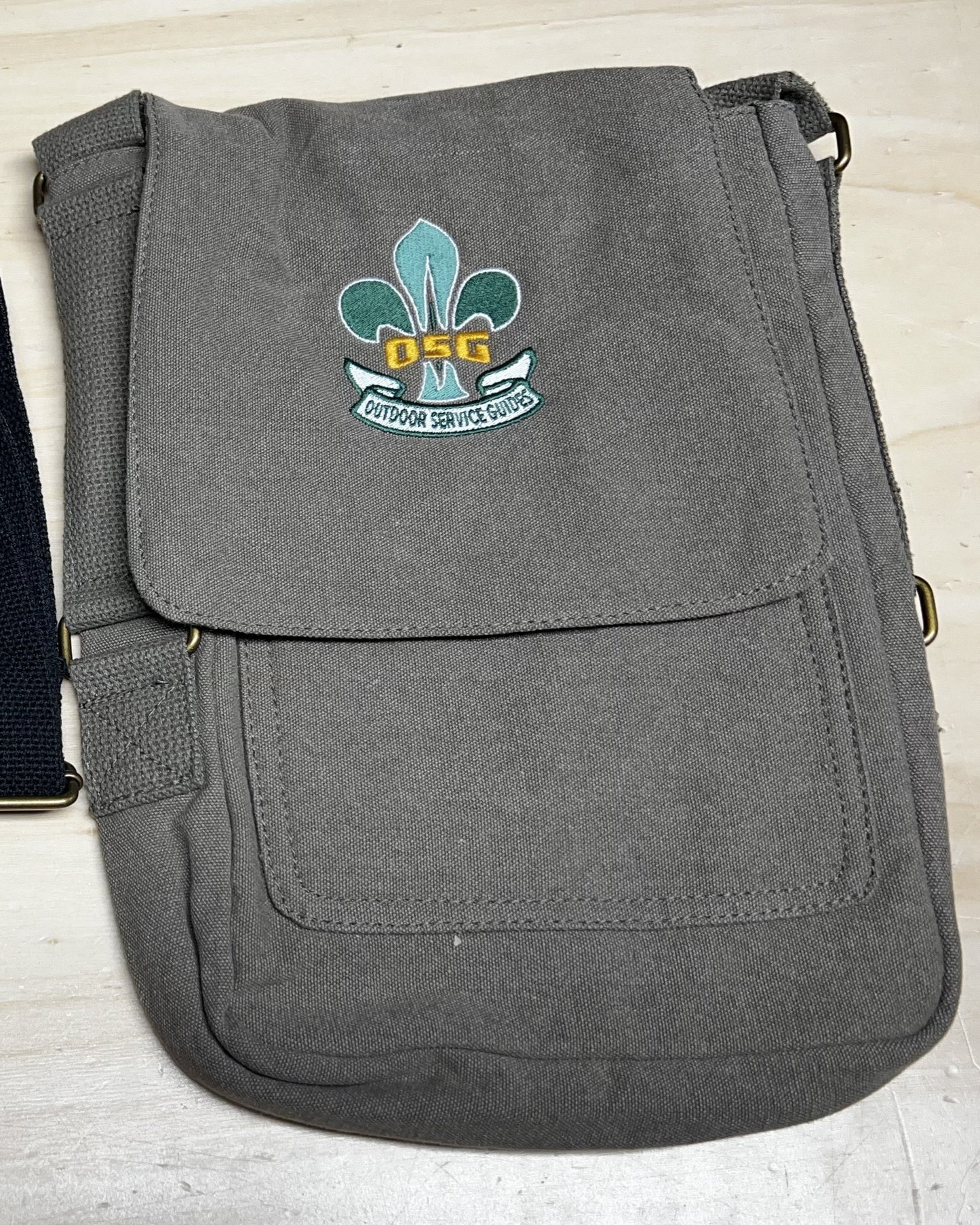 Military Tech Bag, Vintage Canvas