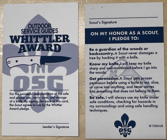 OSG Timberwolf Whittler Award