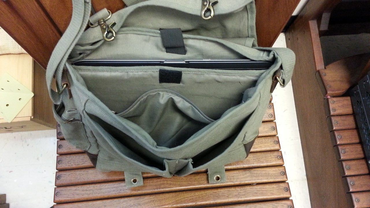 Laptop Bag, Vintage Canvas