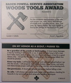 Pathfinder Woods Tools Award