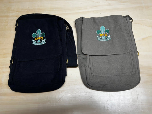 Military Tech Bag, Vintage Canvas