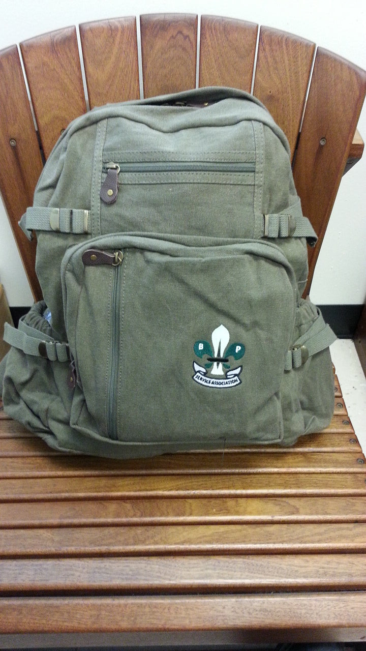 Jumbo Backpack, Vintage Canvas w/ OSG Logo
