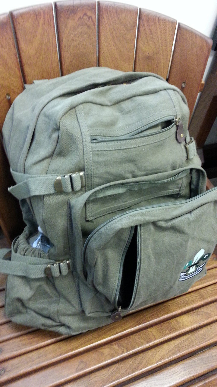Jumbo Backpack, Vintage Canvas w/ OSG Logo