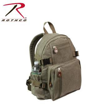 Compact Backpack, Vintage Canvas w/ OSG Logo