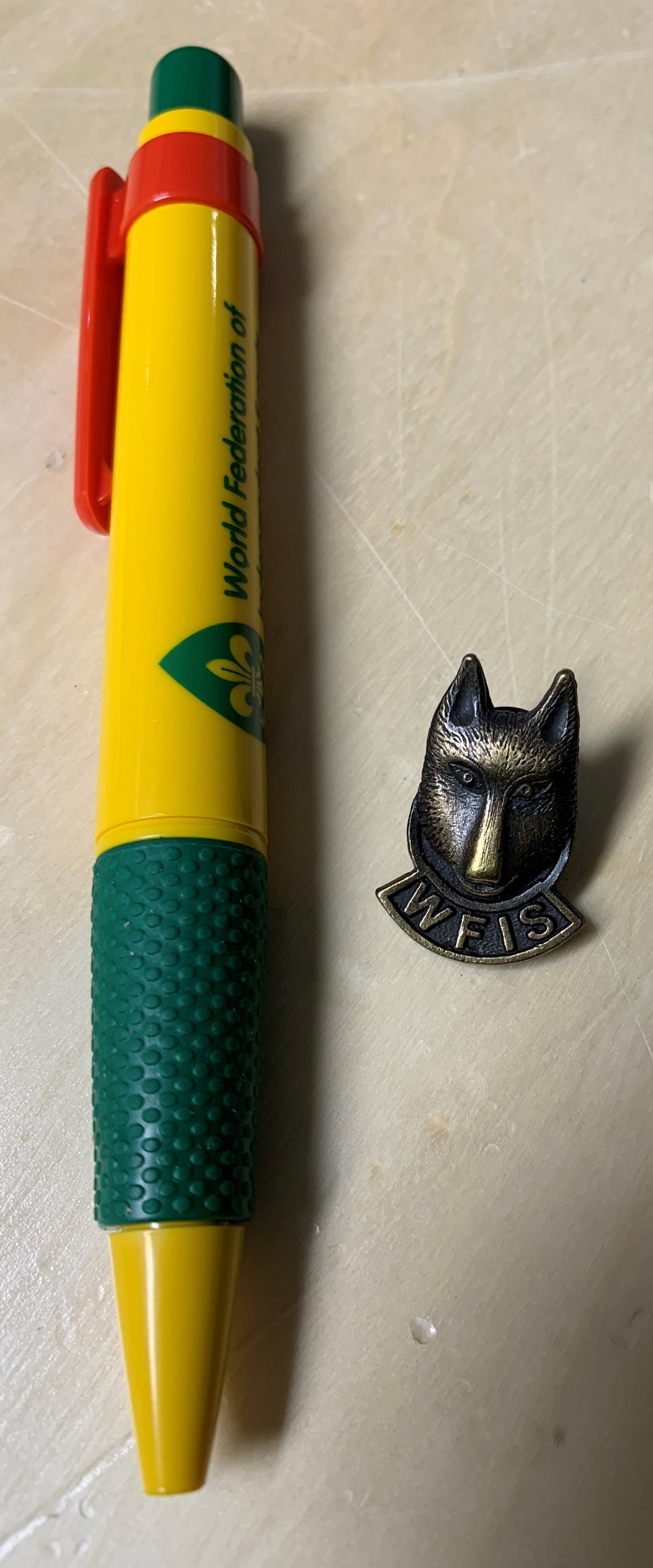 WFIS Wolf Pin