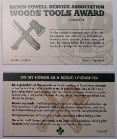 Pathfinder Woods Tools Award